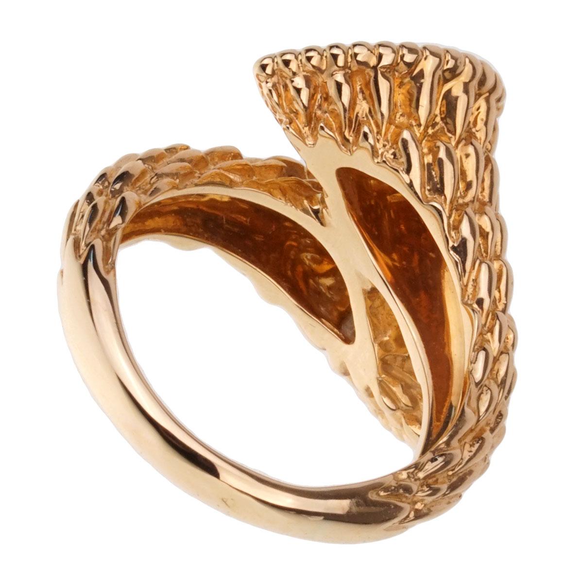 serpent bohème toi et moi ring s motif