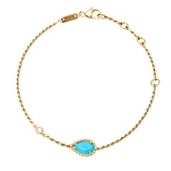 Boucheron - Bracelet Serpent Bohème Turquoise en or jaune 18 carats