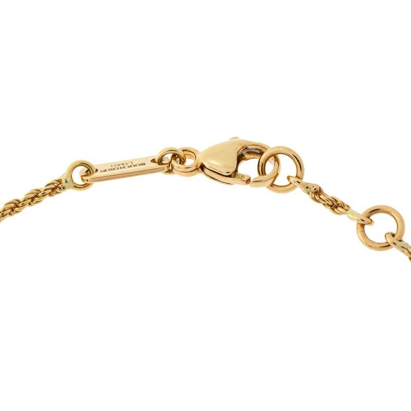 Women's Boucheron Serpent Boheme Turquoise Diamond 18K Yellow Gold Bracelet
