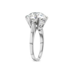 Boucheron Six Carat Diamond Ring Old European Round, Engagement / Upgrade