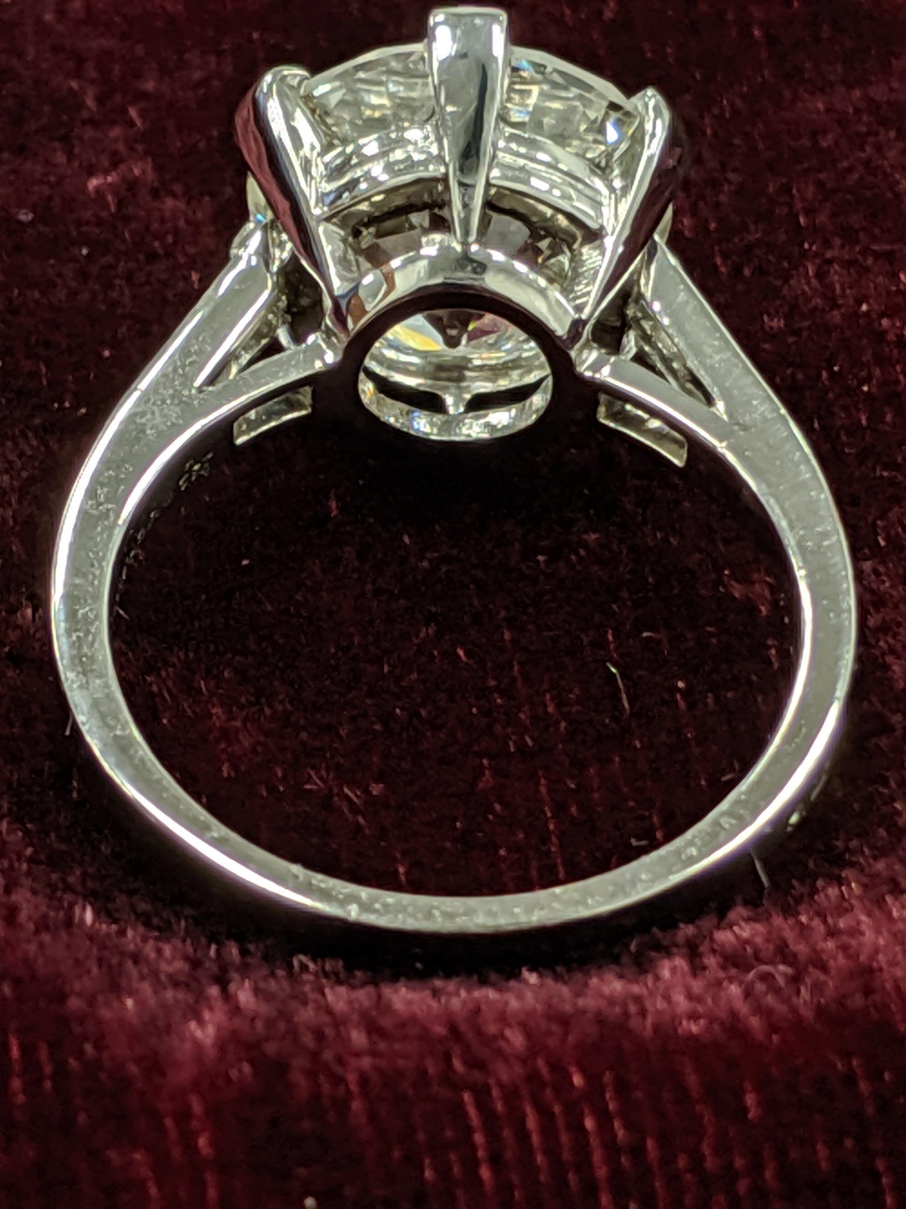 Boucheron Six Carat Diamond Ring Old European Round, Engagement / Upgrade 1