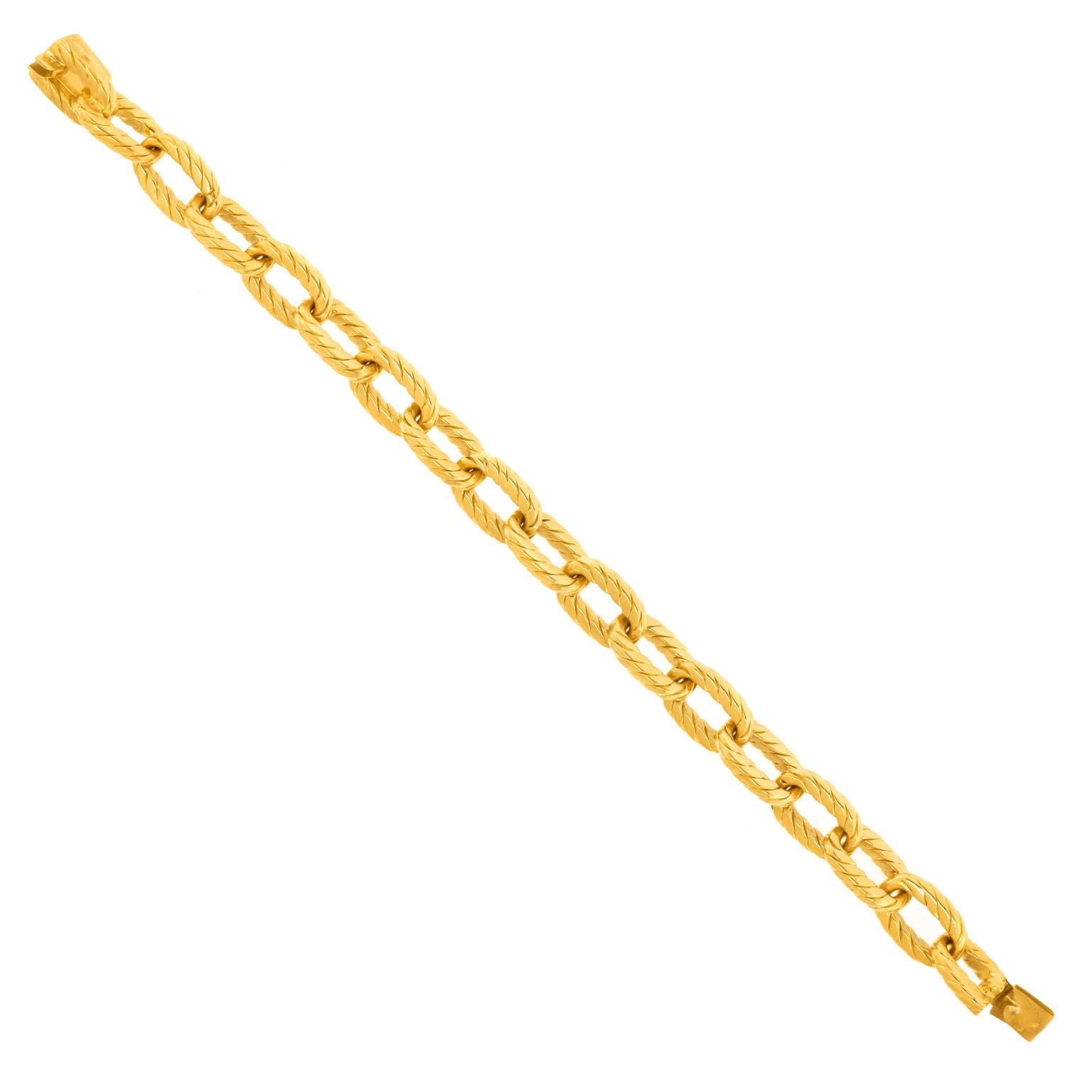 Boucheron Sixties - Bracelet en or Excellent état - En vente à Litchfield, CT