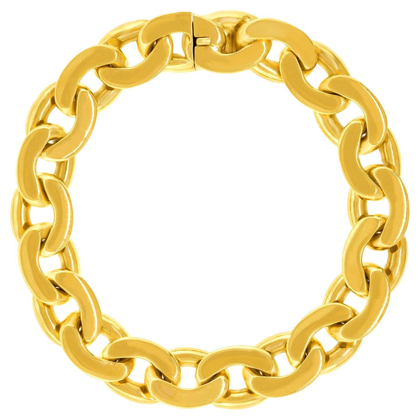 Boucheron Sixties Gold Bracelet For Sale