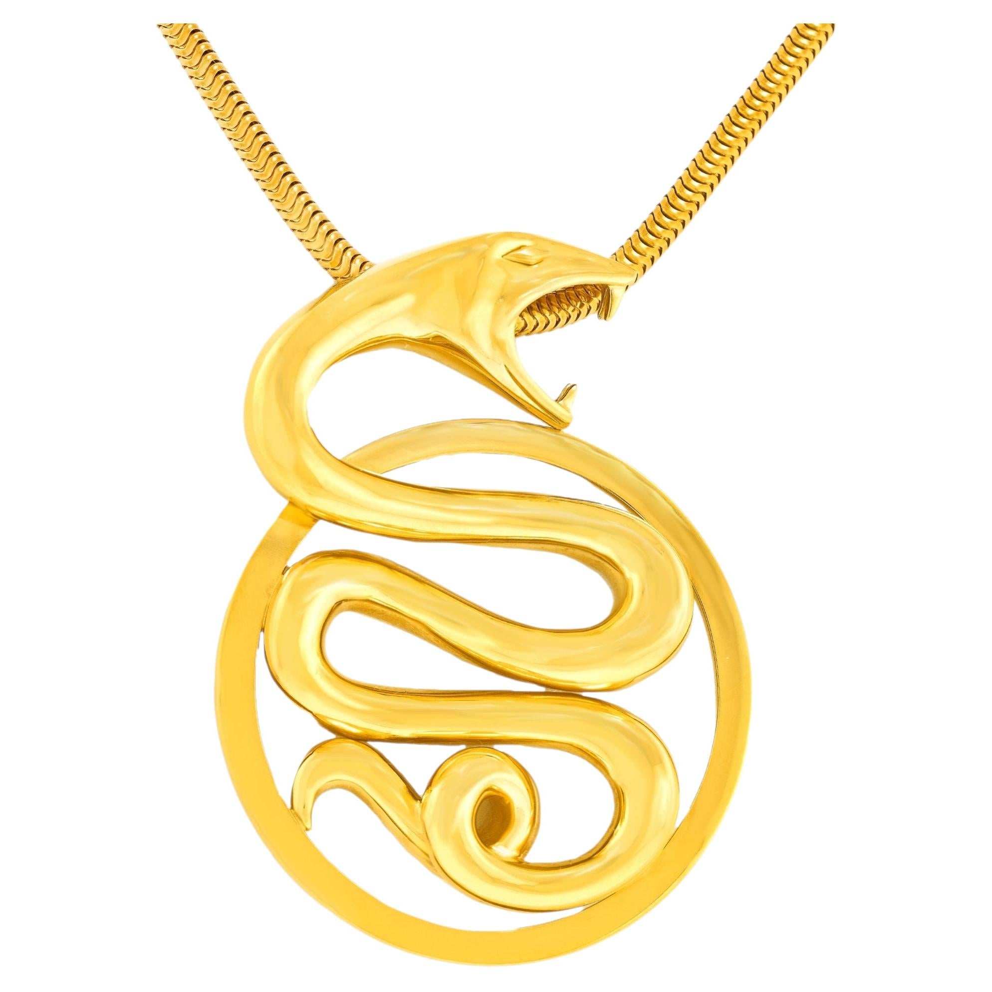 Boucheron Snake Pendant