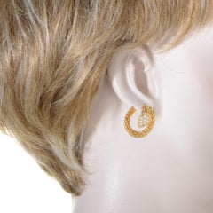 Boucheron Toi et Moi Serpent Bohème 18 Karat Yellow Gold Diamond Earrings