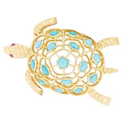 Boucheron Turtle Brooch, c.1960s