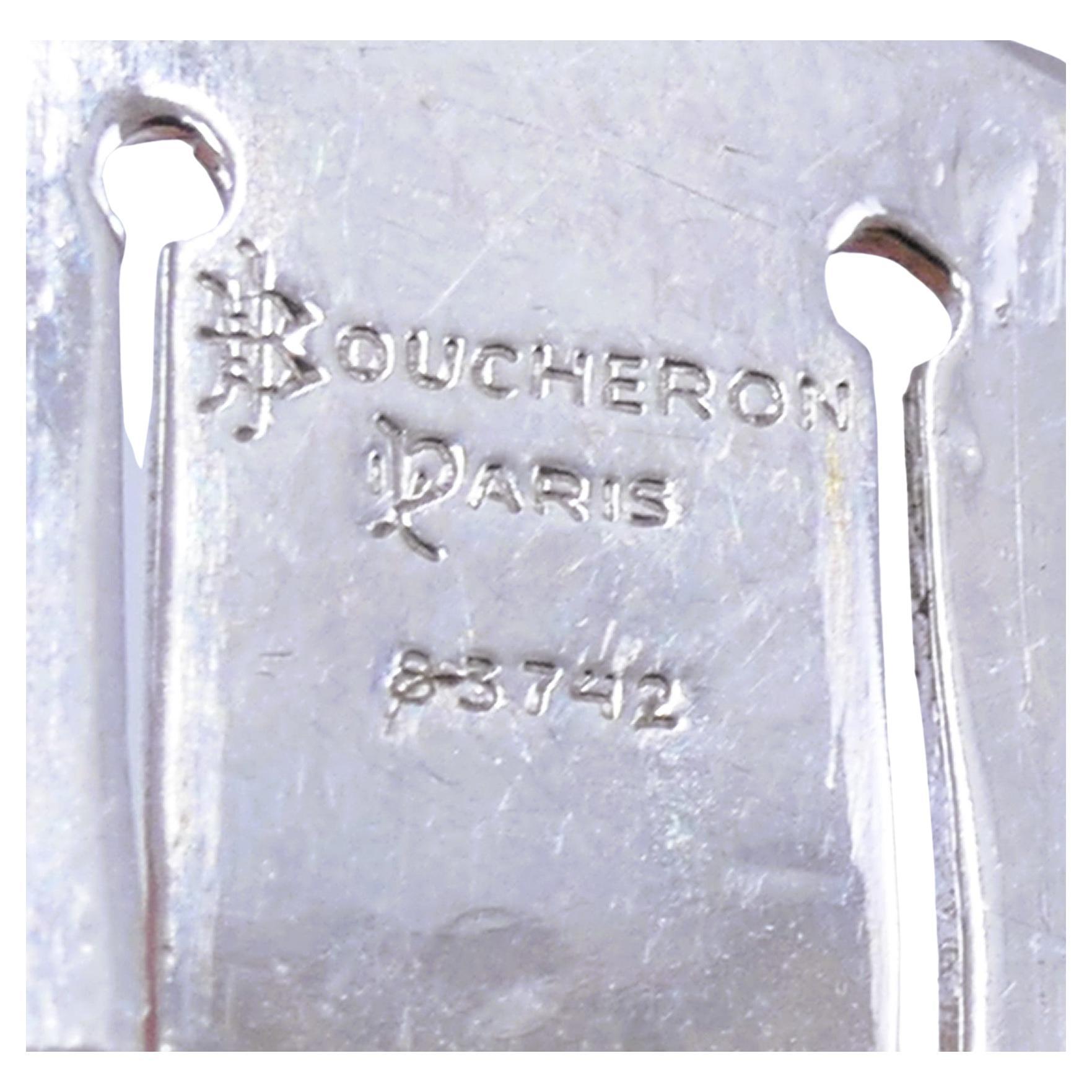 Boucheron Vintage Bracelet Turquoise Diamond White Gold French Estate Jewelry 4