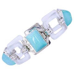 Rock Crystal Link Bracelets