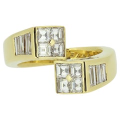 Boucheron Vintage Diamond Crossover Ring