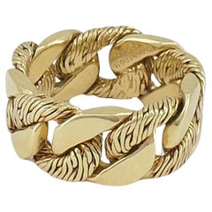 Boucheron, chaîne à maillons bouclés vintage en or 18 carats