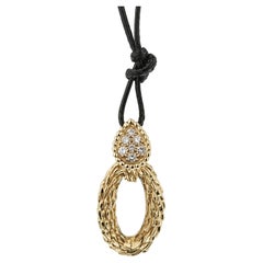 Boucheron Vintage Serpent Boheme Diamond Yellow Gold Necklace