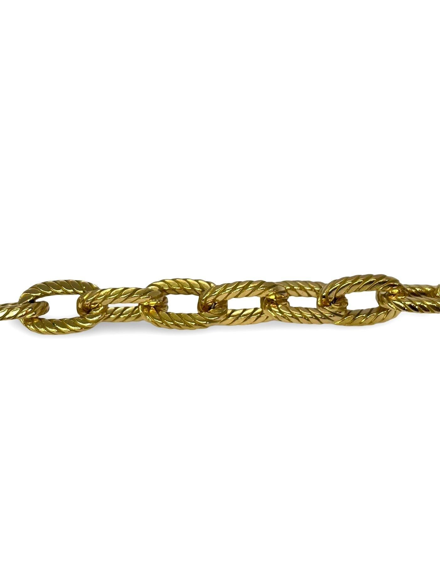 Boucheron Vintage Yellow Gold Bracelet In Excellent Condition For Sale In PARIS, FR