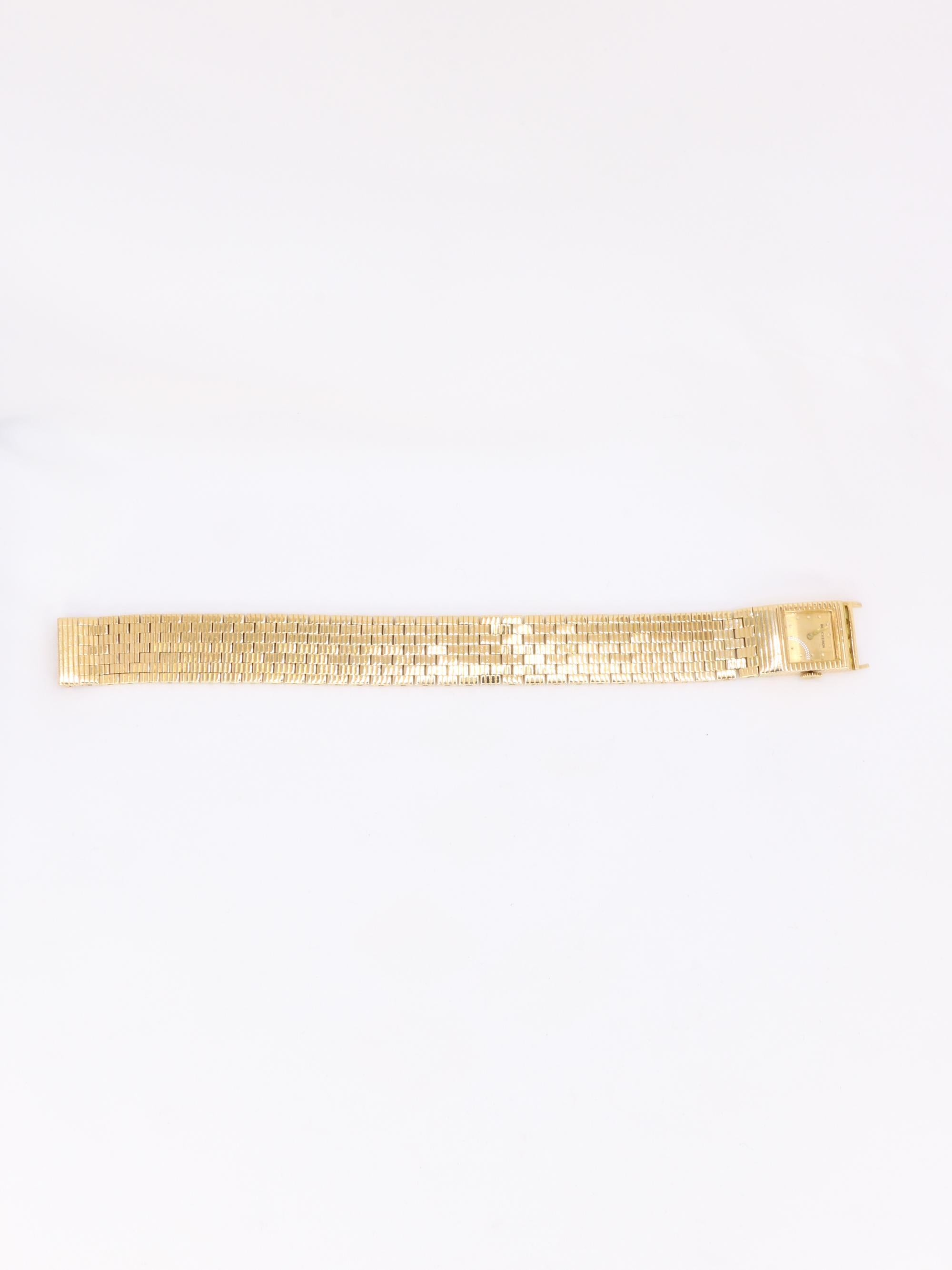 Reloj pulsera oro amarillo vintage BOUCHERON en venta 4