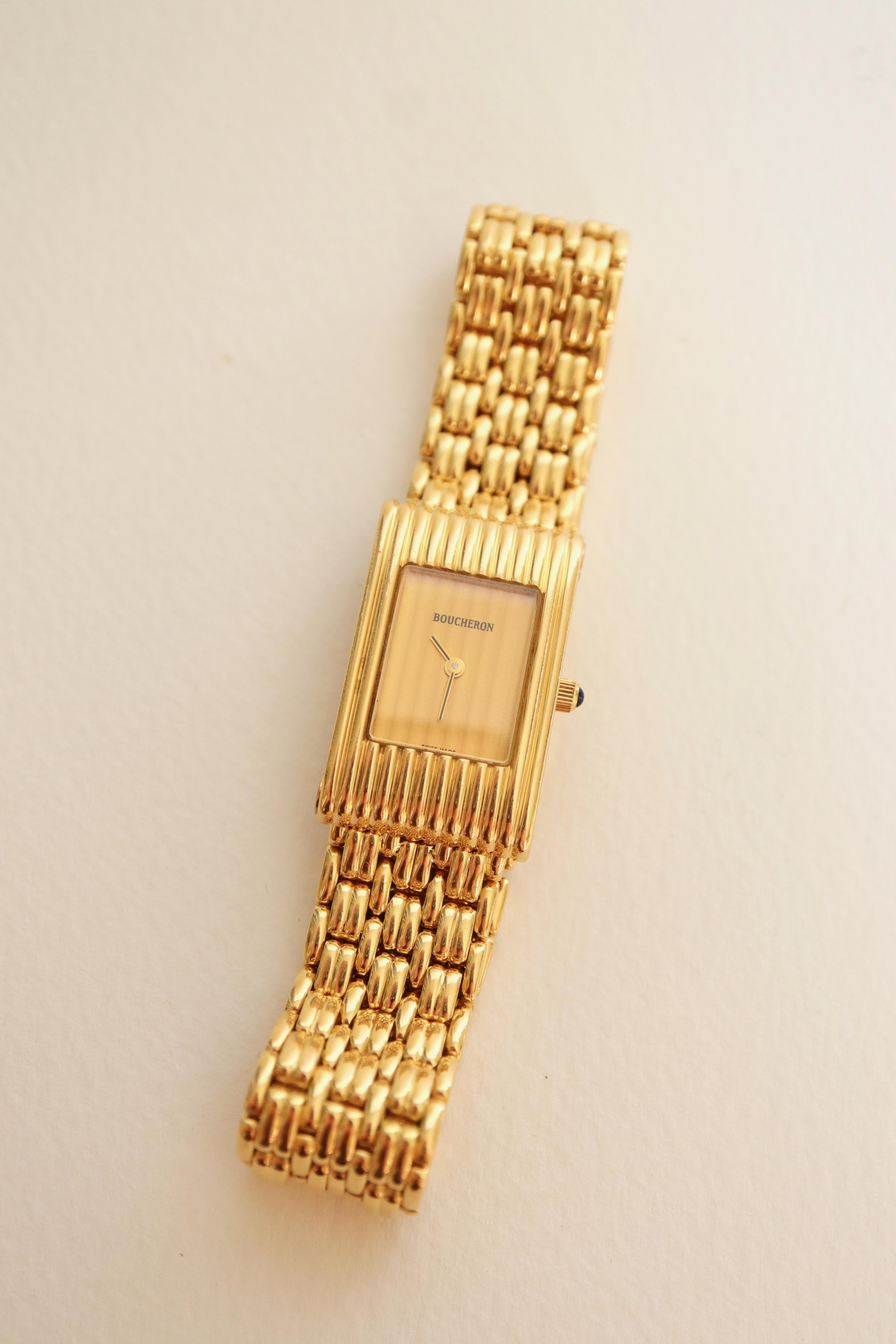 Boucheron Watch Reflet in 18K Yellow Gold 1