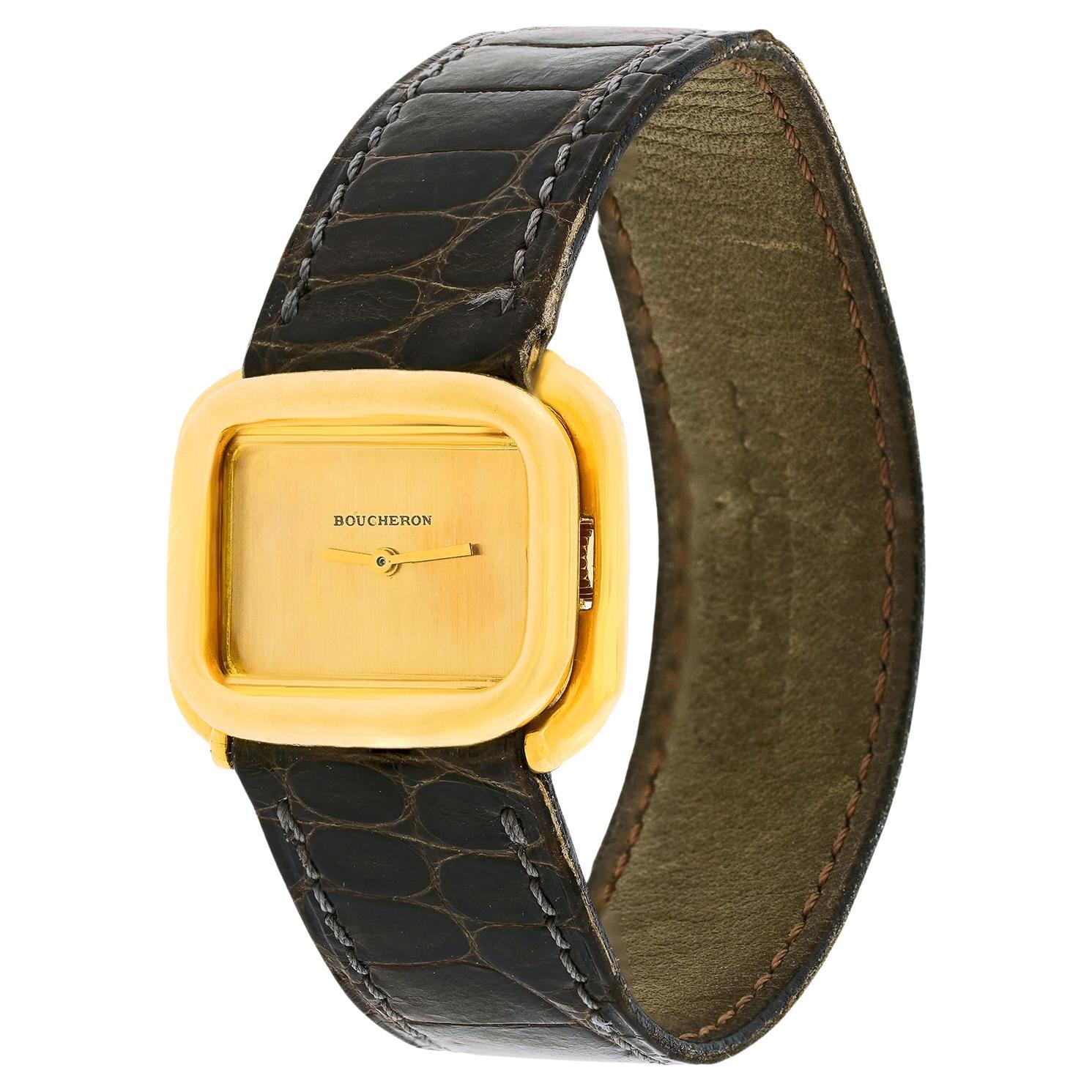 Boucheron Armbanduhr 18k