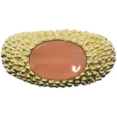 Boucheron Yellow Gold Coral Unique Ladies Ring