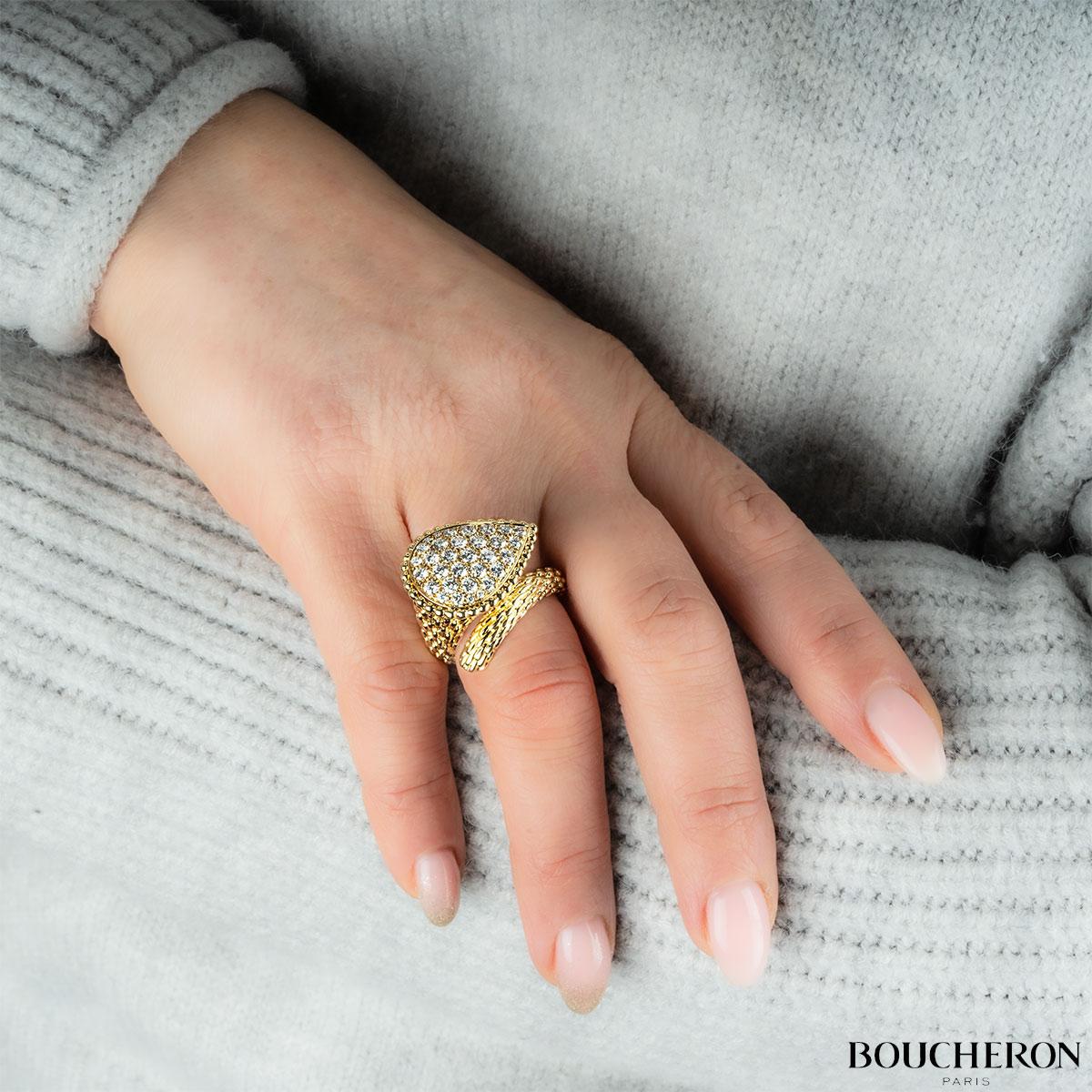 Bague Bohème Boucheron en or jaune JRG01948 en vente 1