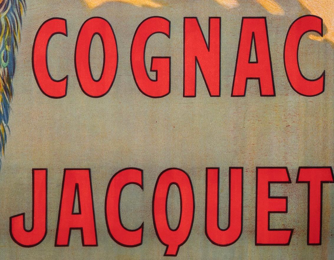 Original Vintage Poster created by Camille Bouchet for Cognac Jacquet advertising in 1915.

Artist: Camille Bouchet
Title: Cognac Jacquet
Date: circa 1915
Size: 47.2 x 63 in / 120 x 160 cm
Printer: Imp. Pub. Etablsst VERCASSON, 6 r. Martel,