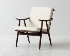 Boucle armchair, Boomerang model, 60's