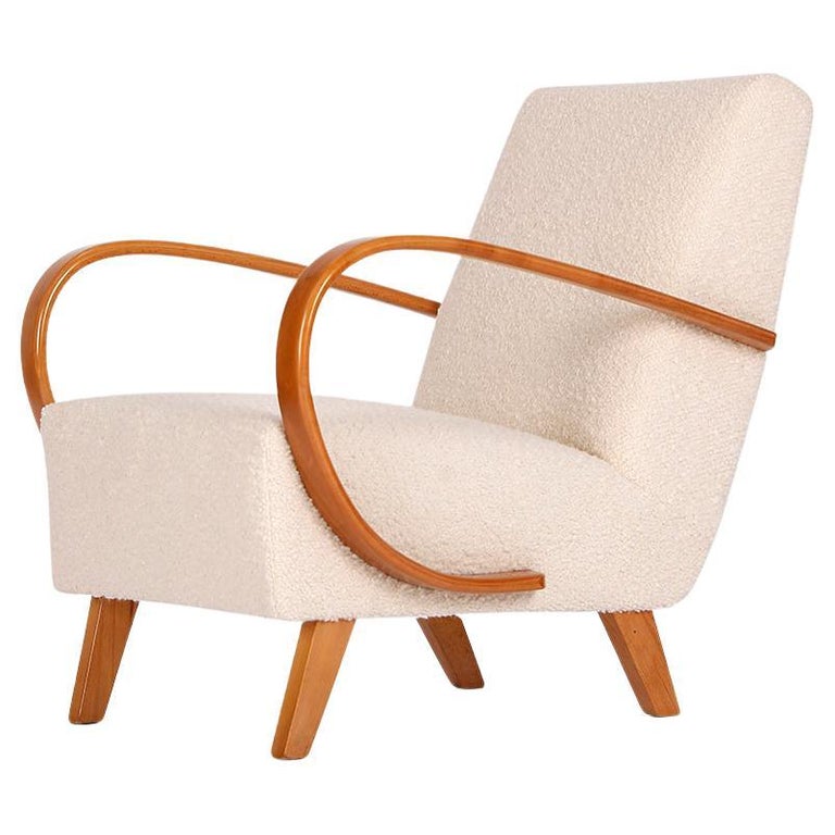 Bentwood Armchair by Jindrich Halabala for UP Závody, 1950's at 1stDibs