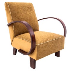 Boucle armchair, designed by J. Halabala, Czechoslovakia, 1930s.