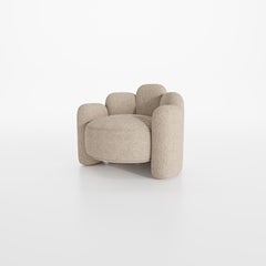 Boucle Champanhe Agnes Sofa by Nelson Araujo