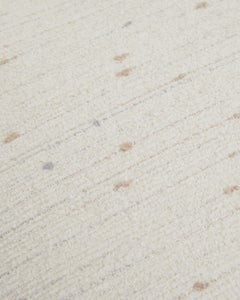 Bouclé & Chenille yarn pillow in color Cream 60x60