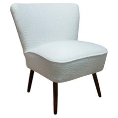 Chaise de cocktail en bouclé, 1950