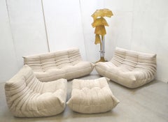 Bouclé Edition Togo Seating Group Sofa by Michel Ducaroy for Ligne Roset 1973