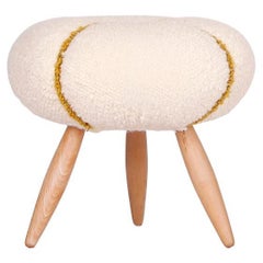 Vintage Boucle Ottomans by ULUV from the 1960s