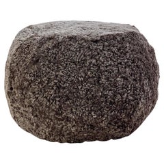 Boucle Pouf, Sahara Shearling Sheepskin