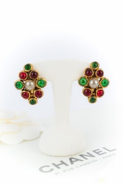 Boucles d'oreilles byzantines Chanel