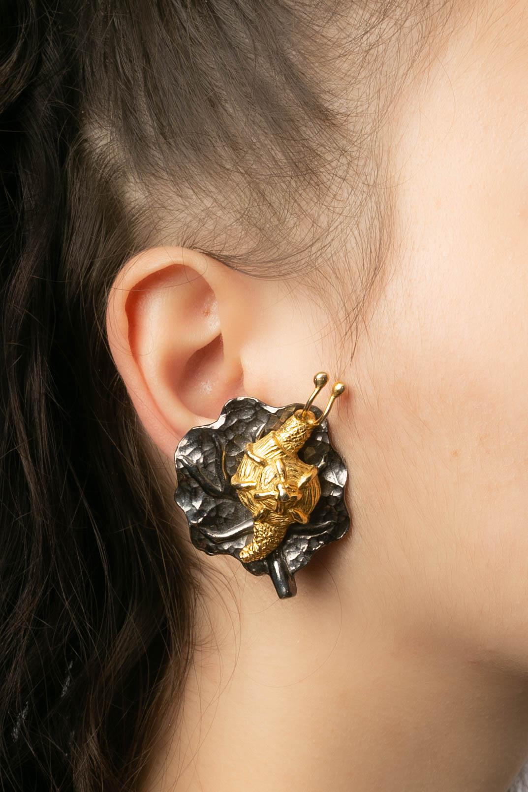 Boucles d'oreilles escargot Lorens In condizioni buone in vendita a SAINT-OUEN-SUR-SEINE, FR