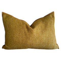 Oreiller d'appoint en laine française Bouclette avec insert en plumes de duvet