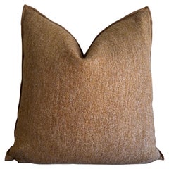 Bouclette French Wool Accent Pillow with Down Feather Insert