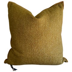 Bouclette French Wool Accent Pillow with Down Feather Insert