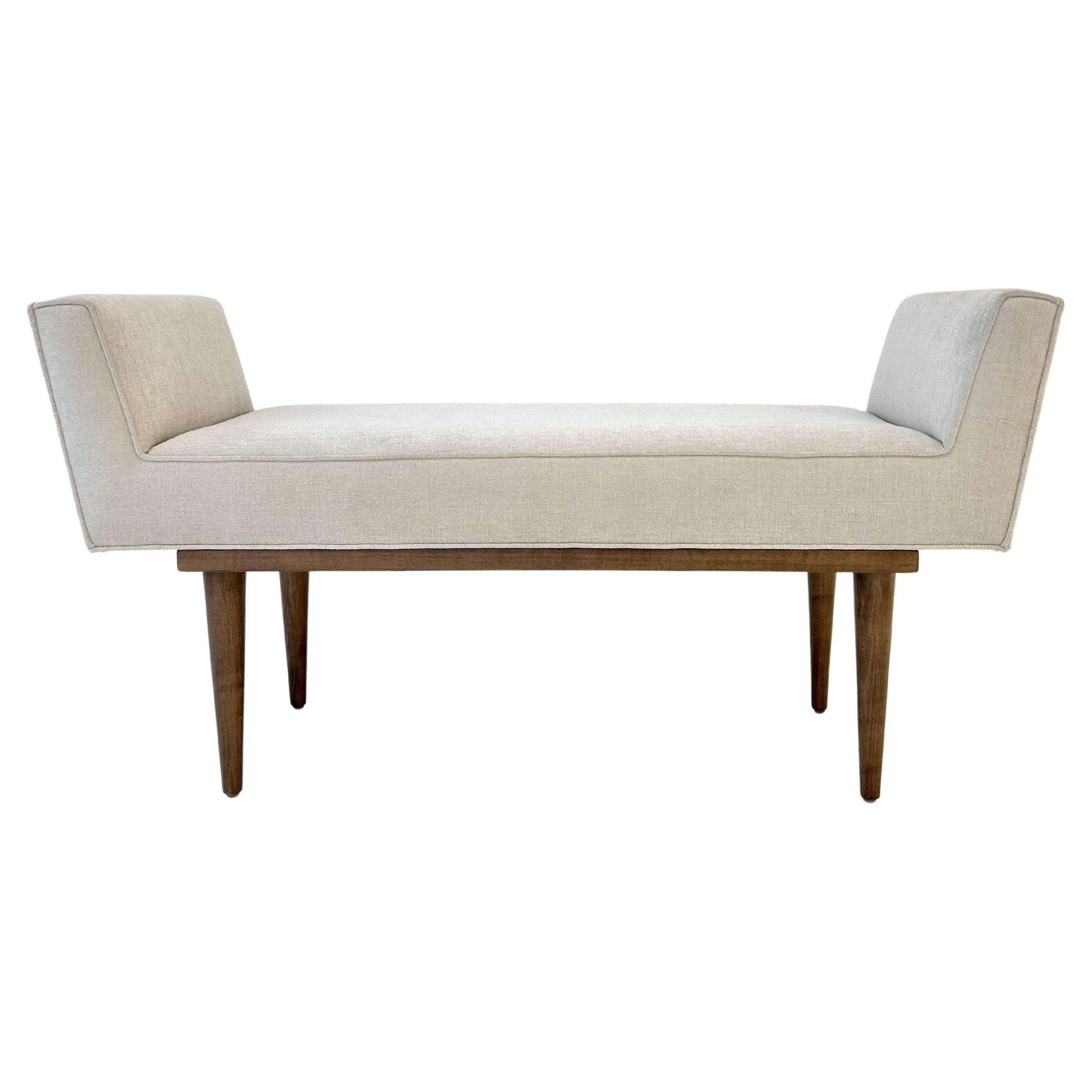 Boudoir Arm Bench by Lost City Arts For Sale