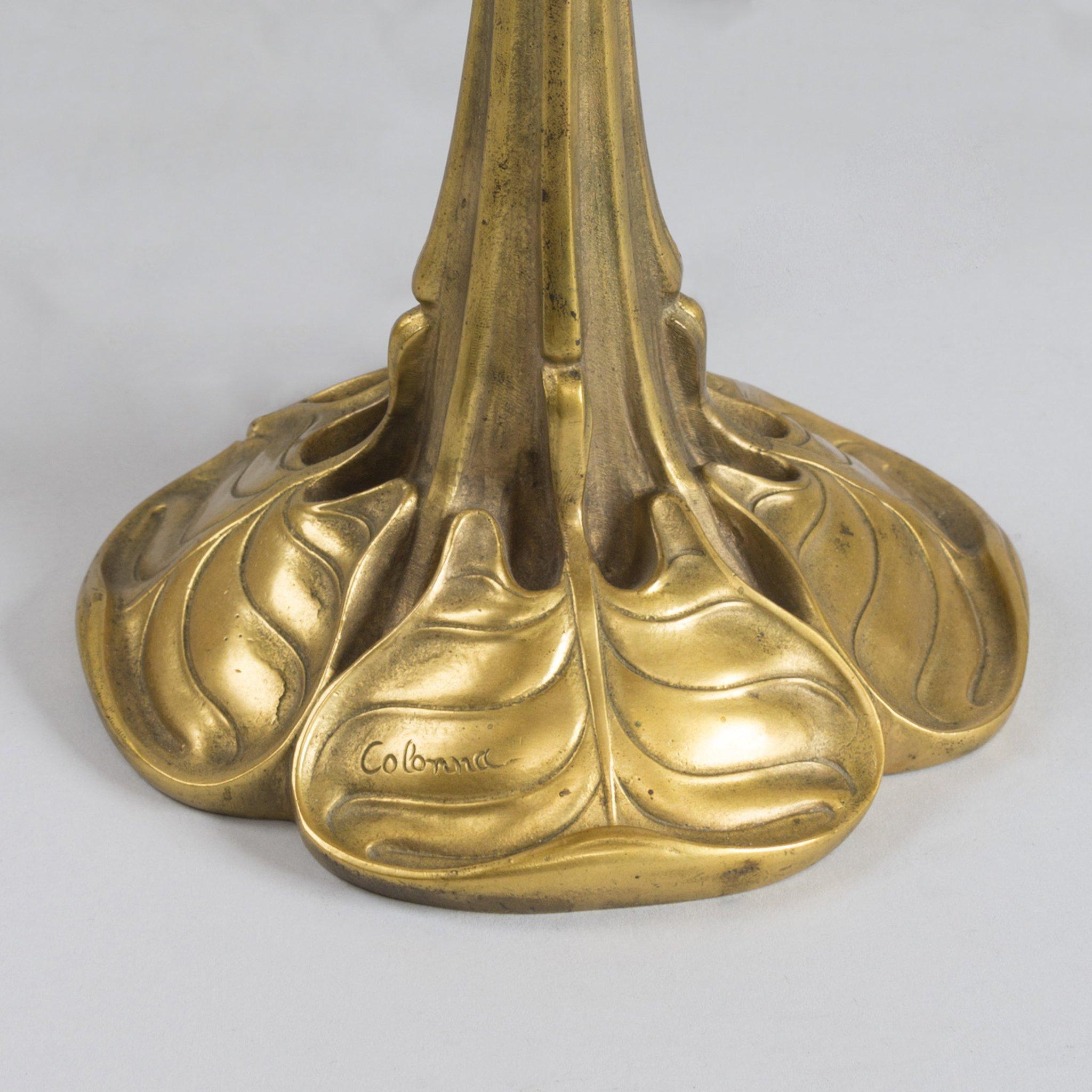 Art nouveau Lampe Boudoir par Edouard Colonna en vente