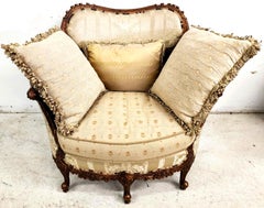 Boudoir Lounge Chair von Carol Hicks Bolton & Ej Victor mit Kissen