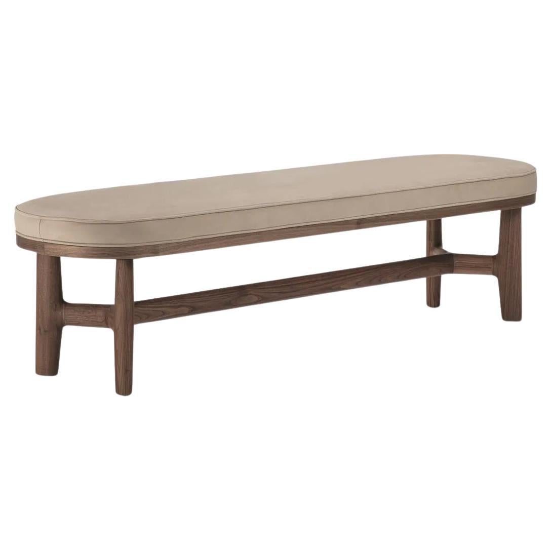 Boudoir Walnut Bench