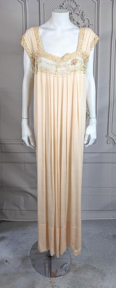 Boue Soeurs Romantico  Francese 1920  Seta  e abito in pizzo