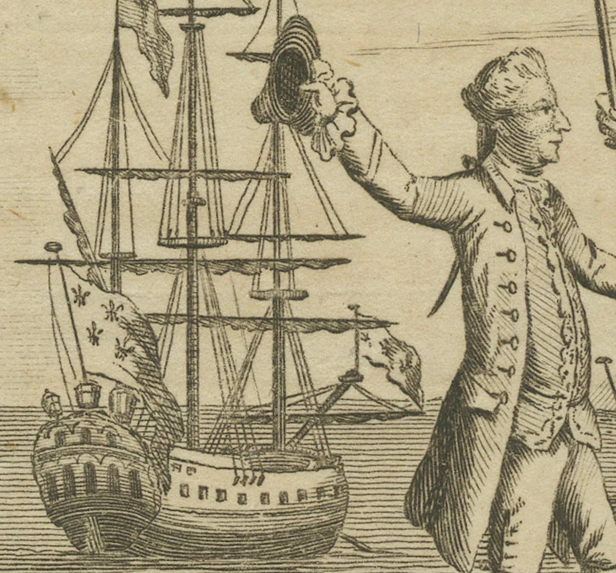 Bougainville's Claim in the Magellan Straits, circa 1767