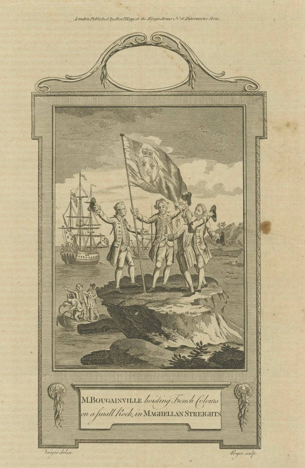 Bougainville's Claim in the Magellan Straits, circa 1767