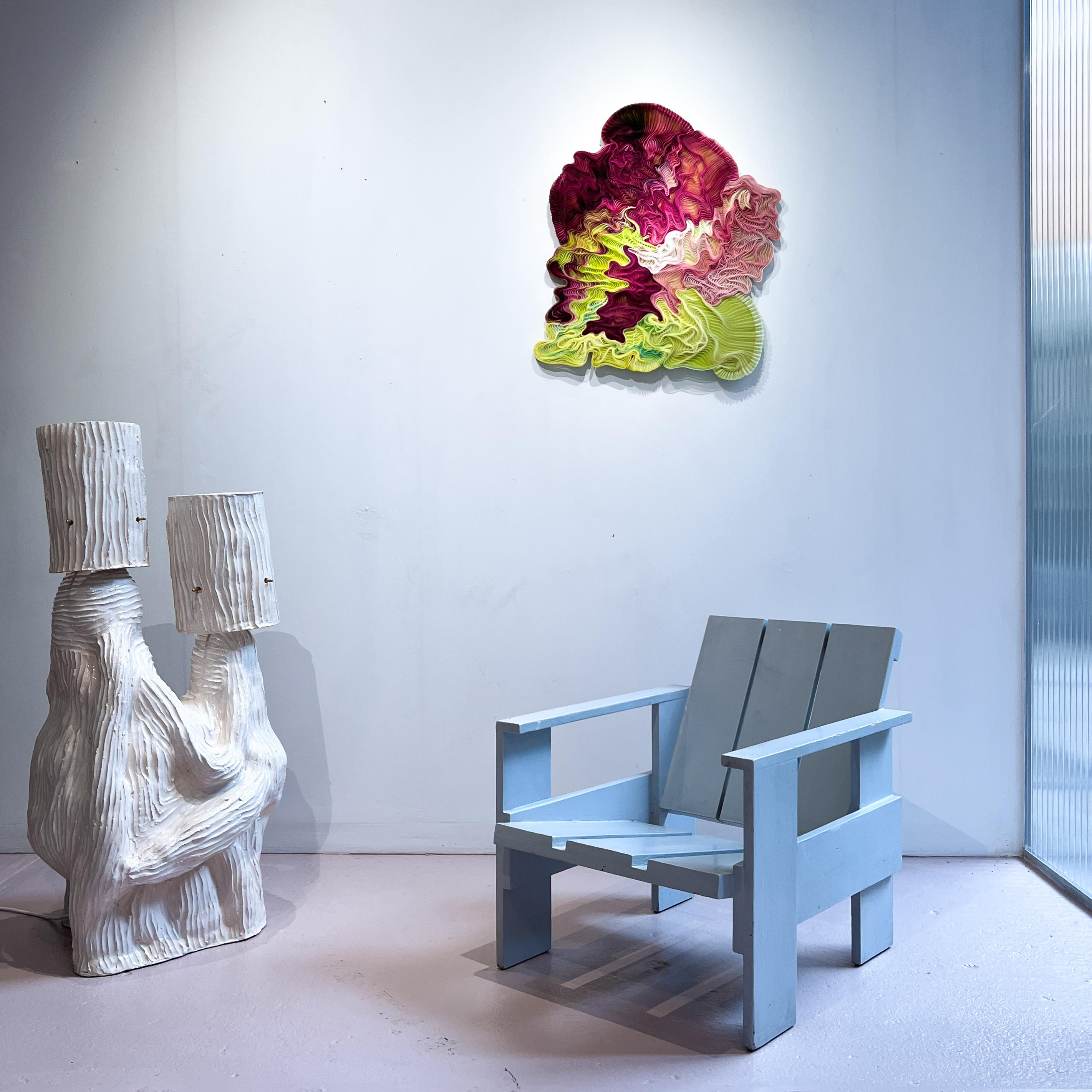 Bougainvilliers Pour Téta Textile d'art de Diana Bitar, 2022 Neuf - En vente à AMSTERDAM, NL