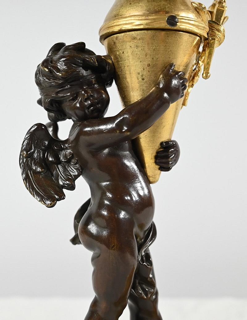 Candeliere in bronzo 