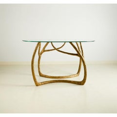 Skulpturaler Bough Konsolentisch aus Messing von Misaya