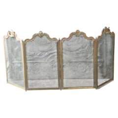 Bouhon Freres Fire Screen, France, 19th Century
