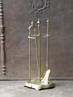 Bouhon Frères Fireplace Tool Set, Fire Tools, 19th Century