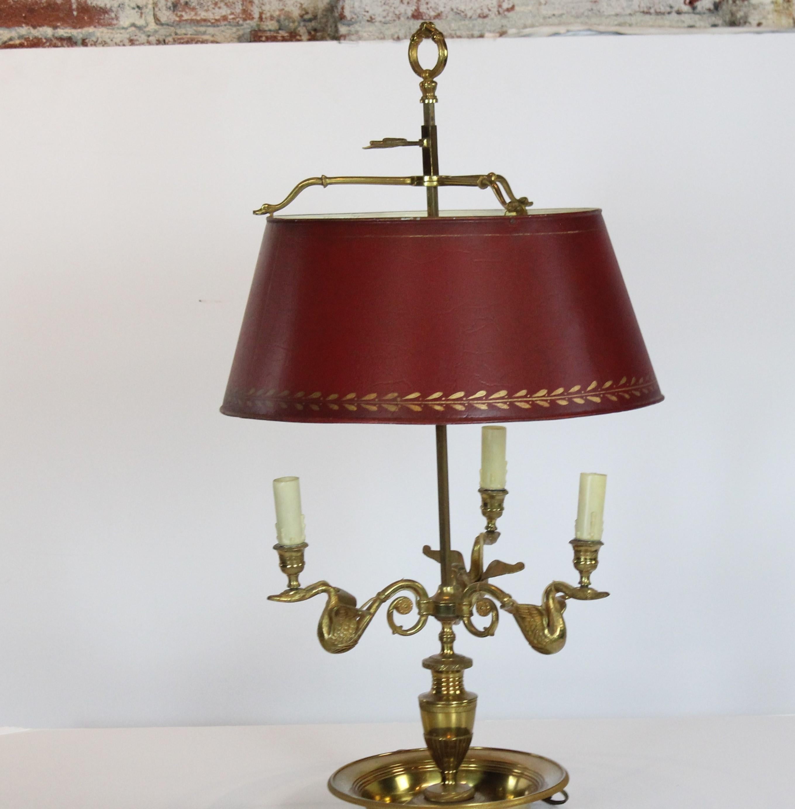 Mid-20th Century Bouillotte Lamp