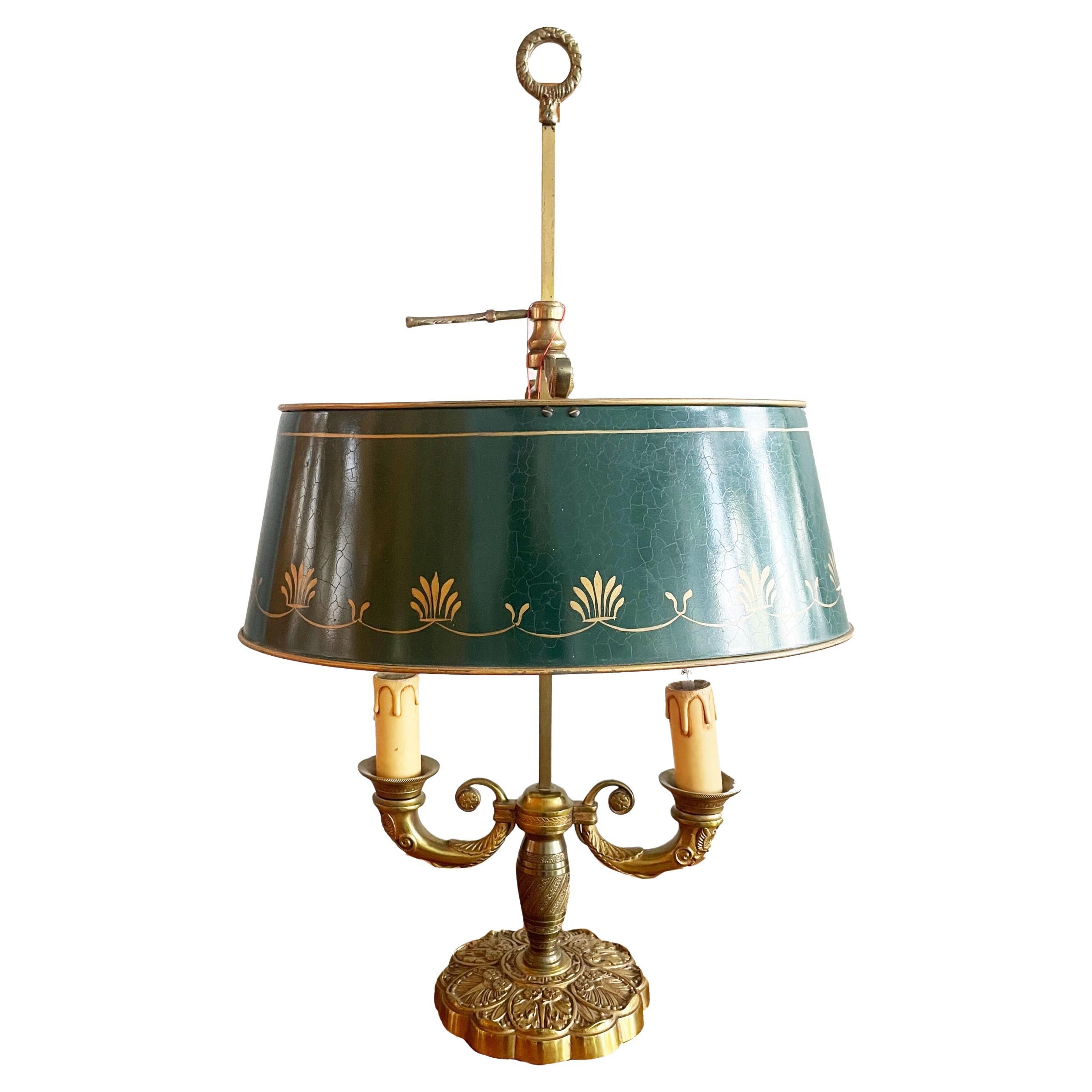 Lampada Bouillotte, Francia 1860 in vendita